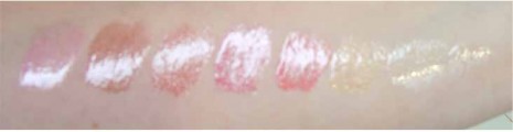 Avon Glazewear Lip Gloss Swatches