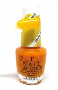 Primarily Yellow Swatch, OPI Color Paints