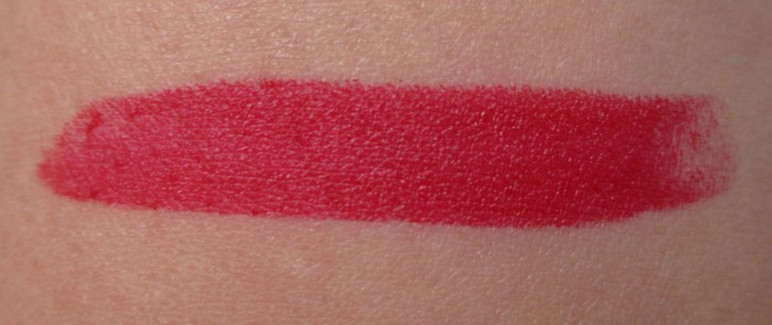 Smashbox Infrared Matte Lipstick Swatch